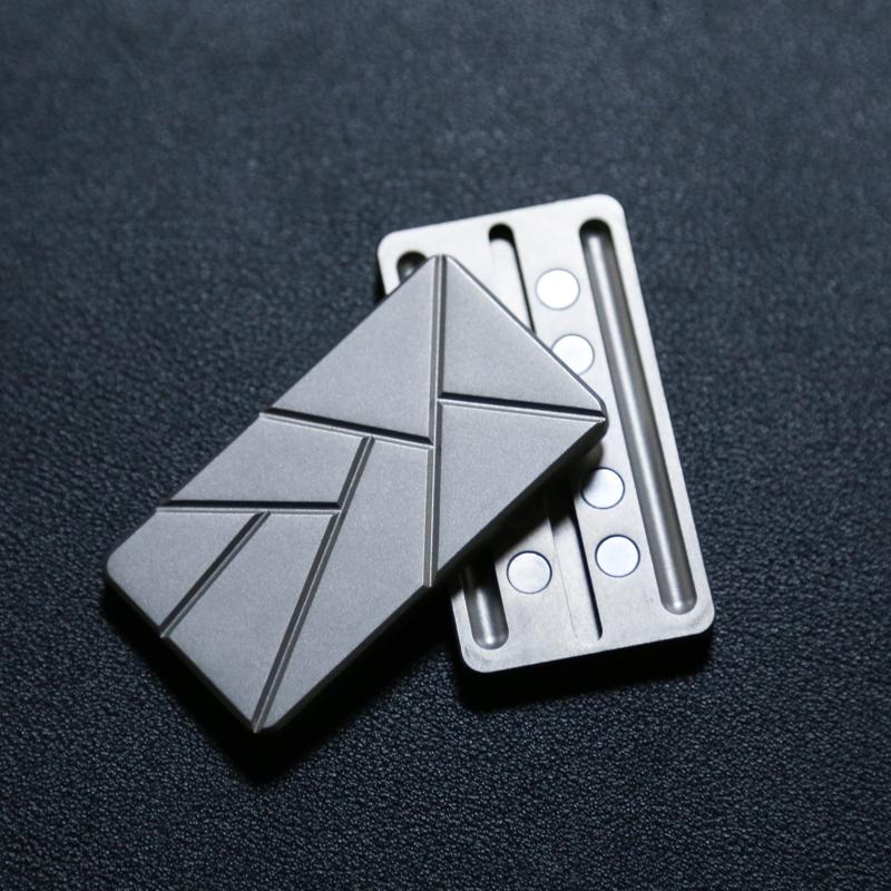 Keyboard Fidget Slider EDC Magnetic Push Slider Fidget Toys ADHD Tool Anxiety Stress Relief Toys Fingertip Spinning Top