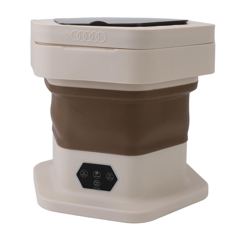 Portable Washing Machine 8L Foldable Miniature Washer Spin Dryer Laundry Washer for Underwear Baby