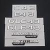 3D ABS Car Badge BITURBO 4MATIC Emblem Rear Trunk Letters Logo For C43 W205 W204 E43 W213 W212 GLE43 X253 GLC43 W167 Accessories