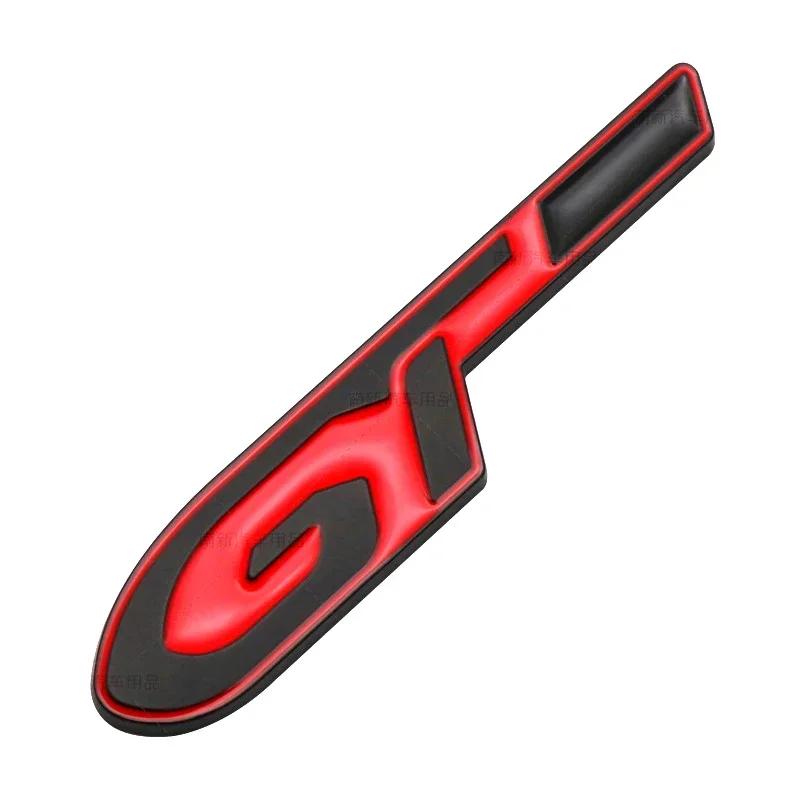 BRZ1 For VOLKSWAGEN VW GTI Car Body Metal Emblem Auto Rear Trunk Badge For Peugeot GTI GT GTline RCZ 307 207 407 607 4008 206 107 308 im2