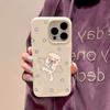 Handyhülle für iPhone 11 13 XR XS Max Hülle iPhone 12 14 15 16 Pro Max 12 Pro 15 Plus Leder bemalt wasserdicht sturzsicher und verschleißfest Cartoon
