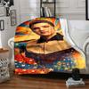 Elvis Presley Blanket Comfortable Suitable For Office Chair Sofa Four Seasons Universal Stylish Decor Gift For Travel Home Birthdays