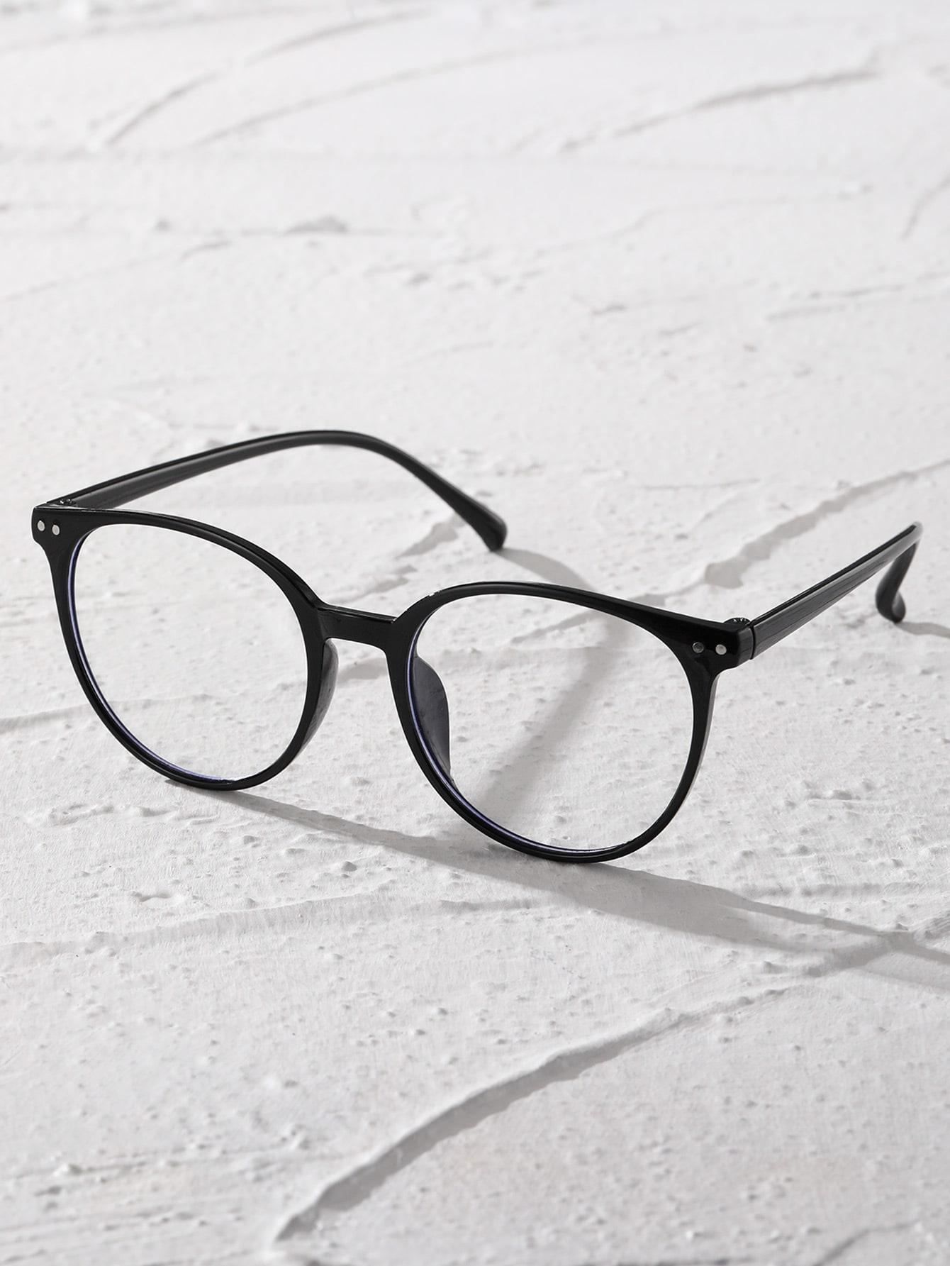 

1/4 шт. S Модные круглые пластиковые оправы для женщин, классические прозрачные очки для мужчин, повседневные очки для фотосъемки, аксессуары для одежды.