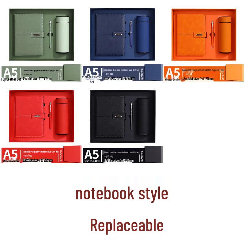 Customizable Notebooks and Notepads: A5 and B5 Stationery Sets with Printable Logo and Inner Page Options