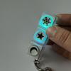 Funny Assembleable Star Moon Key Chain Keyboard Stress Relief Button Keycap Clicker Keychain Keyboard Keychain Finger Toys