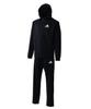 Combat Genuine Jersey Tracksuit Setup Top and Bottom Set Unisex [Sports] TR-74 Men's (L, Black/White)