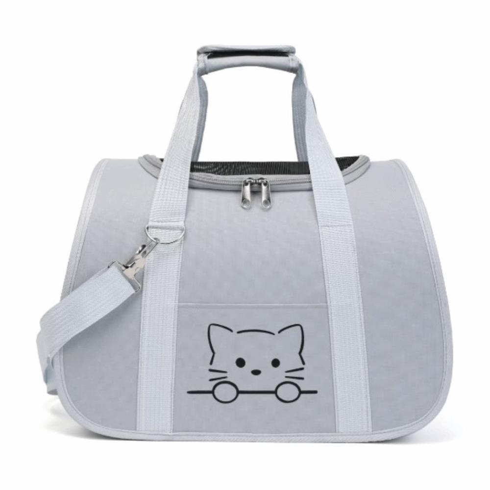 

Portable Cross Body Pet Backpack Large Capacity Pet Carrier New Outdoor Pet Carrier Pet Travel Type1-Grey