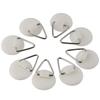 10 Pcs Without Nails Adhesive Plastic Invisible Plate Hanger Photo Frame Hangers Plate Holders Picture Hangers