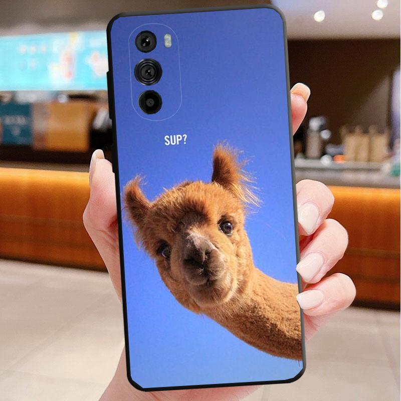 Lama Alpacas Animal Phone Case For Motorola Edge 60 50 40 Pro 60 50 40 30 Ultra Neo Fusion Moto G Play G Stylus G Carcasas