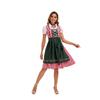 Women's Oktoberfest Costume German Bavarian Beer Festival Outfits for Halloween Carnival Party Dirndl Dresses Apron