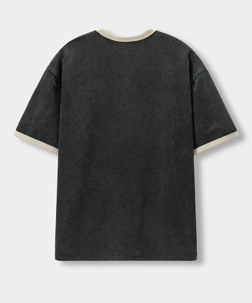 Dimiteulibeullaeg Vtg Pigment Artwork Ringer T-Shirt_Type 4