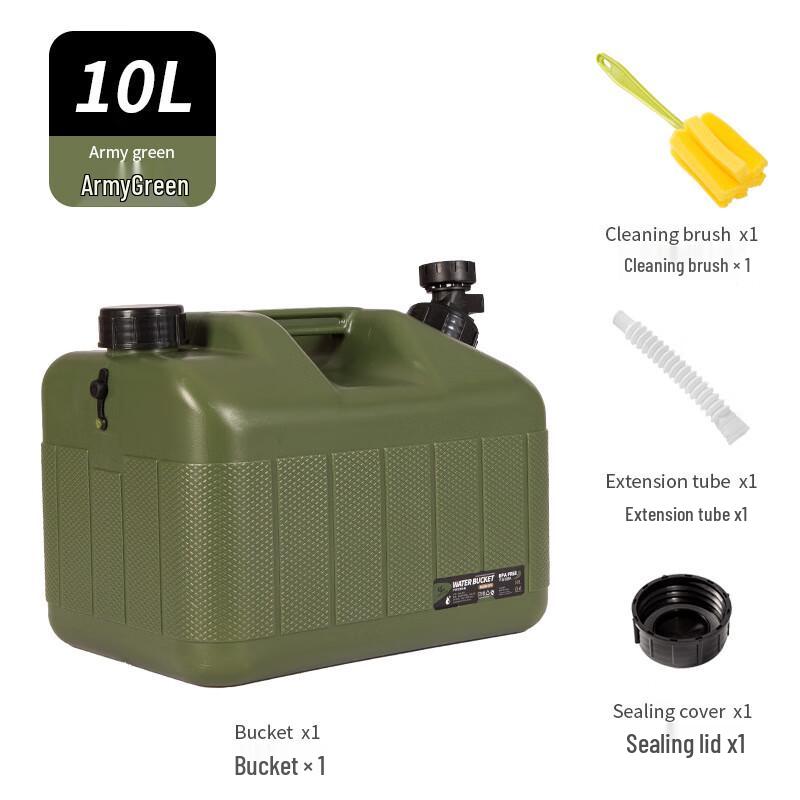 Outdoor Camping Water Storage Bucket 10L