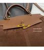2025 Retro Frosted Kelly-Style Handheld & Crossbody Bag for Women - Autumn/Winter Fashion