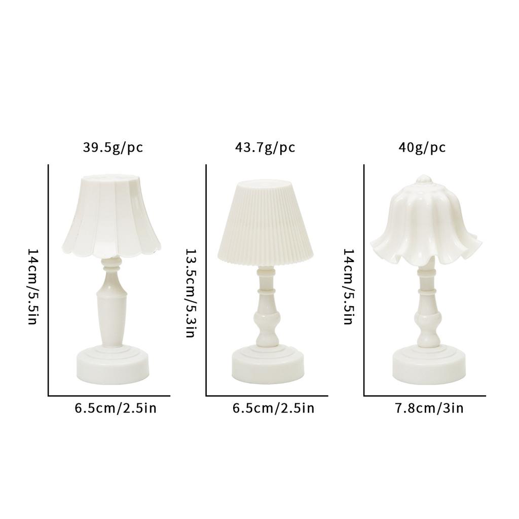 Ins Retro Nightstand Lamp for Bedroom Dorm Desktop Decor Creative Sleep Light Gift for Women Birthday Present