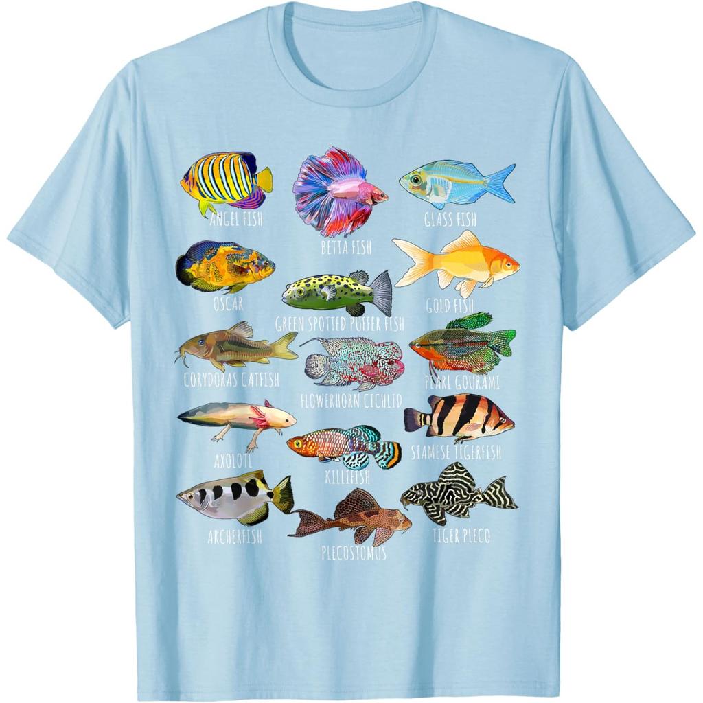Fishkeeping Fish Species Biology Types of Aquarium Fish TShirt