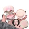 LIANGNISHI Vitality Blush Powder Face High Natural Single Color Blush 01 White Peach Jar, Contouring, Pigmentation, Long-Lasting, Moisturizing, Matte,