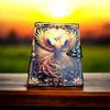 Phoenix Art Leather Journal | Vintage Handmade Diary with Antique Lock