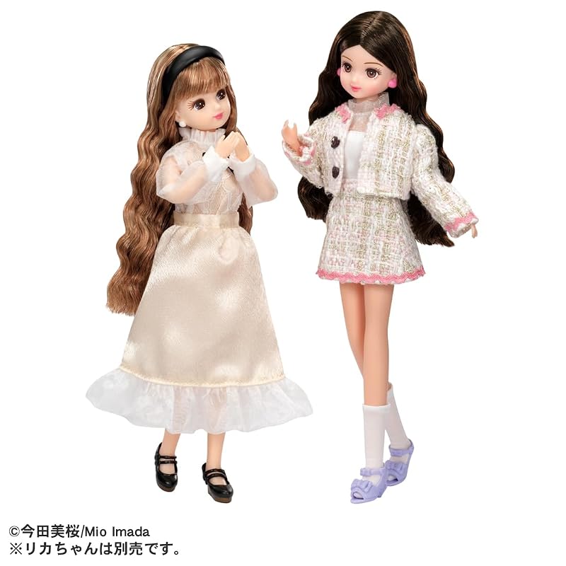 Takara Tomy Licca-chan Doll, Dream Celebrity Mio-chan, Dress-Up Pretend Play Toy, Ages 3 and Up
