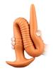 Versatile Eel-Shaped Anal Dilator and Massage Stick for Adults