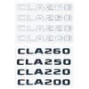 Car Trunk Letters Logo Emblem Badge Decals Sticker For Mercedes Benz CLA Class CLA35 CLA45 CLA260 CLA200 CLA180 CLA250 CLA220