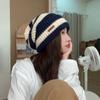 Knit Beanie Hat Women Men Elastic Winter Warm Brimless Hat Outdoor Coldproof Skullcap Bonnet
