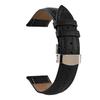 Jumpsunfun Genuine Calf Leather Watch Band with Replacement Band Crocodile-Embossed D-Buckle, 20mm/Black [Used]
