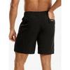 Pantalones Cortos Deportivos Ligeros de Secado Rápido Transpirables Casuales para Hombre con Cintura Elástica y Bolsillo con Cremallera