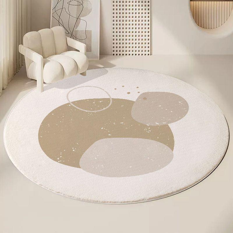 

Bedroom Bedside Carpet Coffee Table Computer Chair Study Chair Wear-resistant Floor Mat Circular Carpet Diameter 60CM