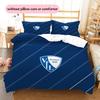 VfL Bochum Pattern Bedding Quilt Set  Home Decoration  Gift (1 * duvet cover + 2 * pillowcase  without core)