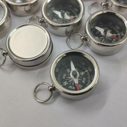 Antique Vintage Brass Compass 27mm LOT OF 15 Pcs Marine Collectible Gift