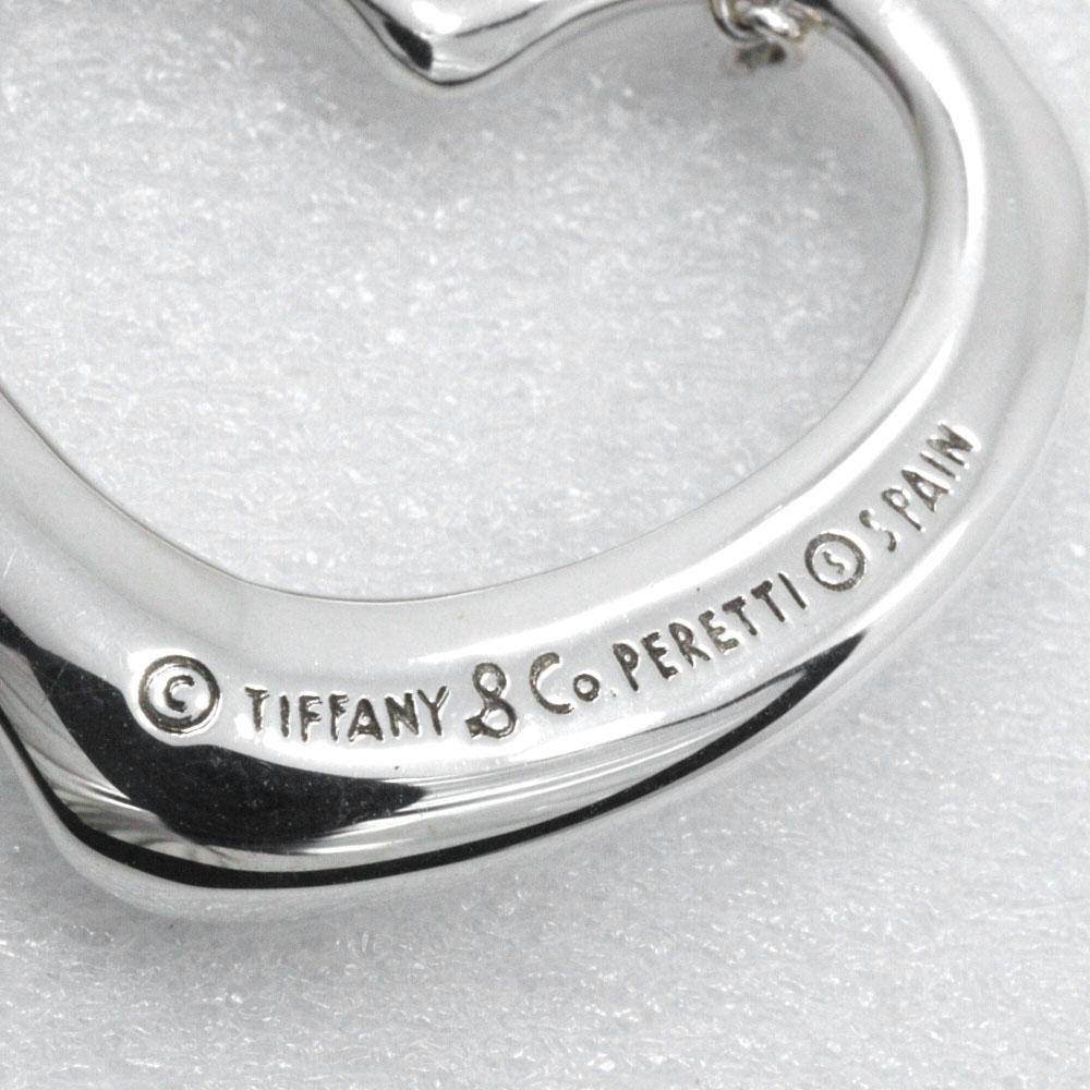 TIFFANY&Co. Open heart Necklace Elsa Peretti Silver925 heart 4.7g Women Used