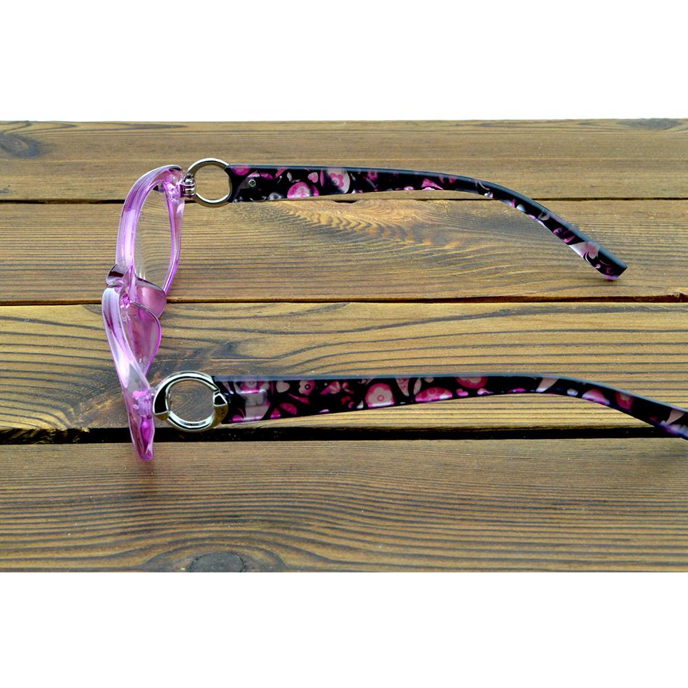 Ladies Small Purple Frame TR90 Light Weight Flexible Retro Handcrafted Eyeglasses Reading Glasses +0.75 +1 +1.25 +1.5 +1.75To +4