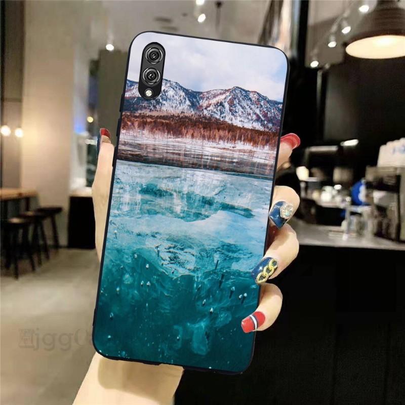 

Чехол для телефона Россия Озеро Байкал для Honor 70 50 20 7S X9 X8 X7 Magic 4 3 Pro Мягкий черный чехол для телефона Honor Magic 2