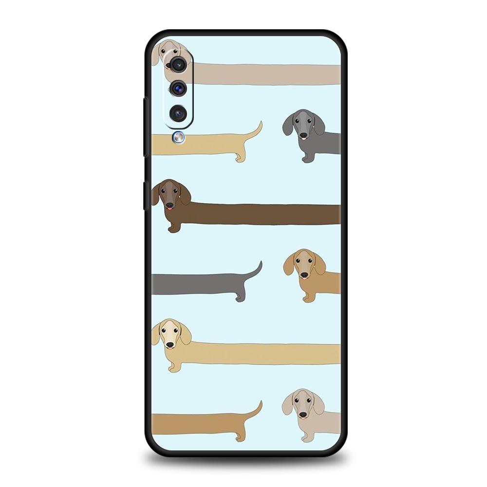 Dachshund Sausage Dog Case For Samsung A26 A36 A56 A54 A52 A50 A70 A40 A12 A14 A16 A22 A24 A42 A34 A32 5G A04s A06 5G Cover