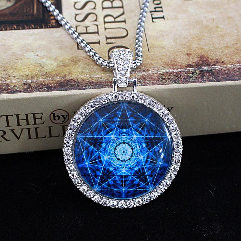 2022 European & American Trendy Titanium Steel Diamond Necklace for Women - Light Luxury Sweater Chain