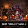 Set di Mattoncini MOC Casa Infestata 1249 pezzi Giocattoli Puzzle DIY Horror Spaventosi per Adulti Regali Decorazione Stanza
