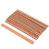 10 Sets Natural Wood Wax Wick DIY Candle Material Soy Wax Aromatherapy Smokeless Environmental Protection Wood Chip Wick Holder