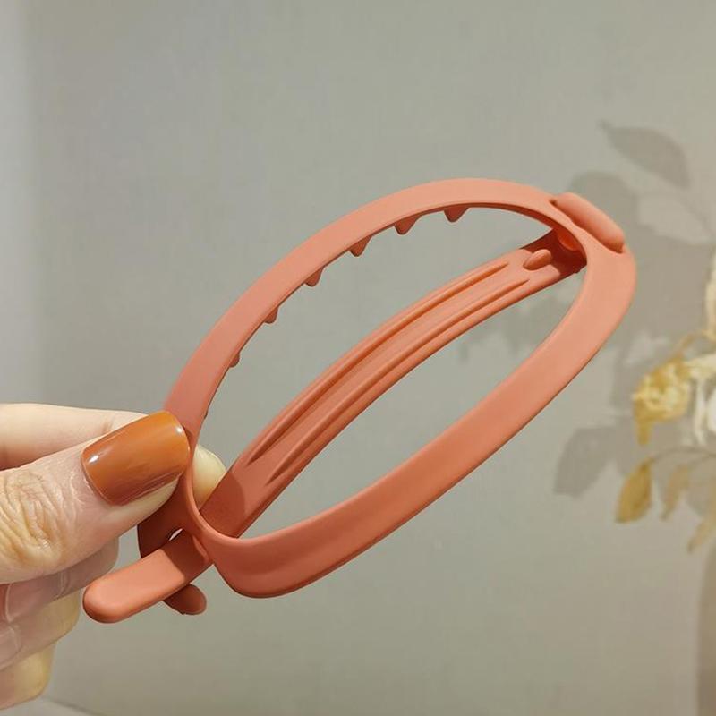 

Простая однотонная большая заколка-утиный нос, заколка для волос, диск, пластиковые заколки для волос, зажимы для женщин, головные уборы, аксессуары для волос