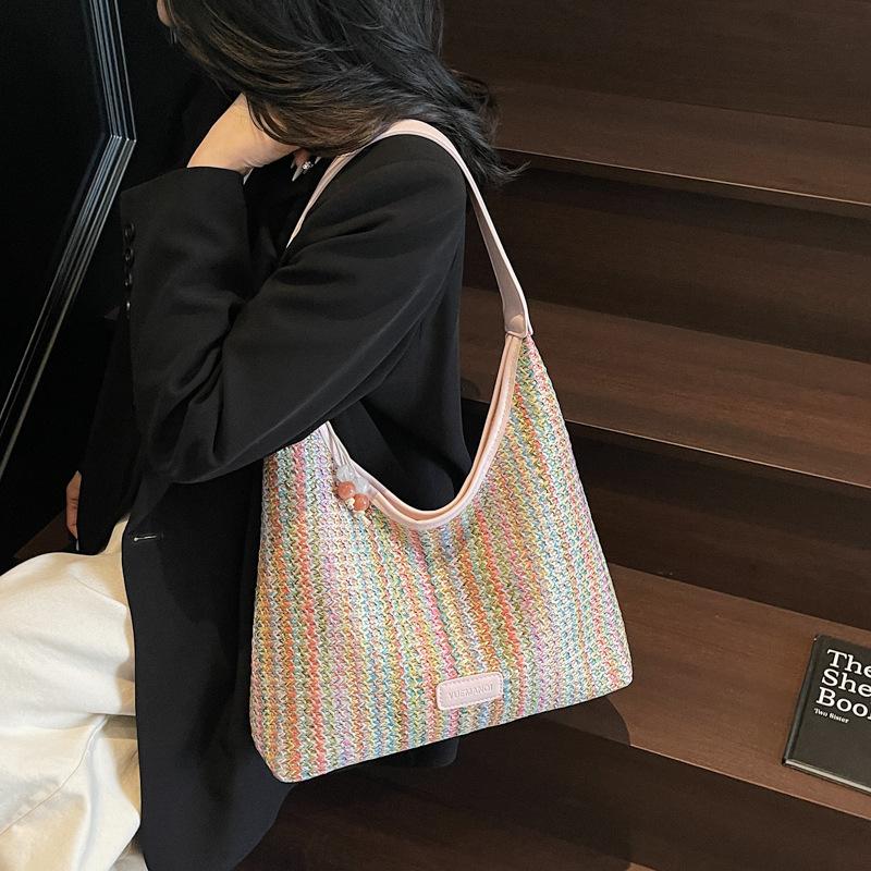 Seaside Vacation Feeling Casual Shoulder Bag Women's New Large-capacity Tote Bag