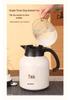 Large Capacity Stainless Steel Thermos Kettle: Stew Pot & Tea Pot for Hot Water