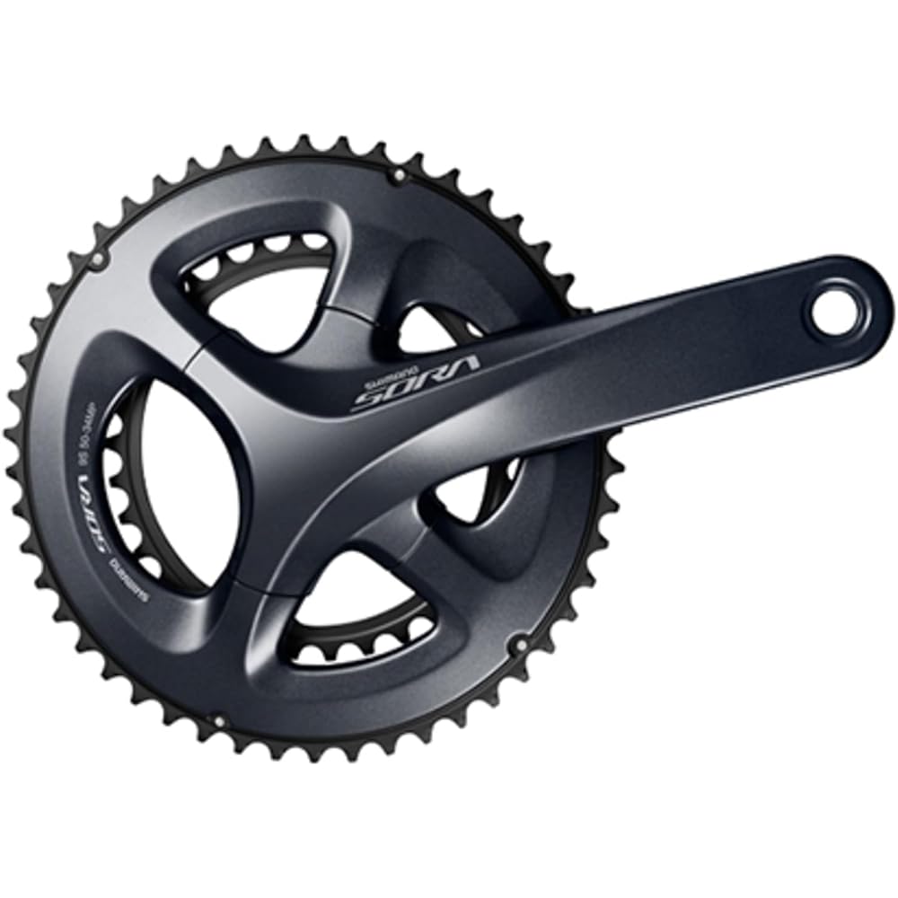 Shimano Sora FC-R3000 Crankset 50x34T 170mm 9-Speed Compatible with External Bottom Bracket