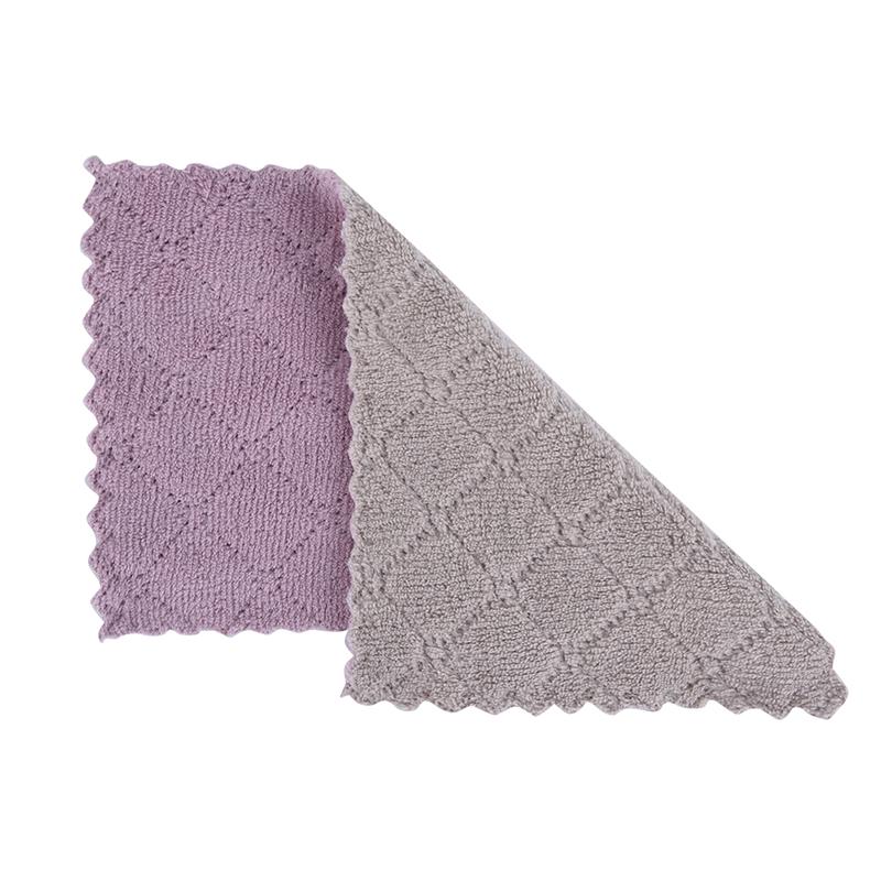 1Pc Super Absorbent Microfiber Kitchen Dish Cloth Household Cleaning Towel
