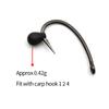 10 pezzi Accessori Pesca Carpfishing Pallini di Tungsteno Per Creare Montature "Shot On Hook" Adatti con Amo Carpa 1 2 4 Circa 0.42g Per Hair Rig