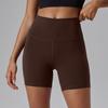 Yoga Shorts For Women High Waist Absorbing Nylon Spandex With Moisture Wicking For Fitness And Running