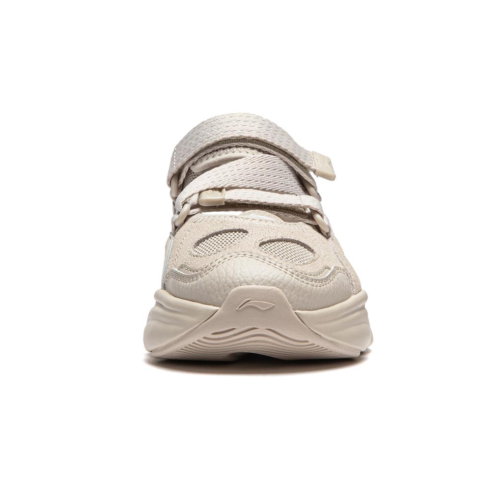 Li Ning Nai Ye 2.0 V2 Comfortable Simple Lightweight Durable Breathable Thick Sole Increased Height Retro Mary Jane Sandals Women sandals AGCU182-3