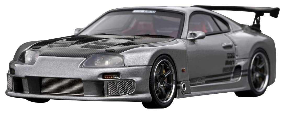 

модель зажигания TOP SECRET GT300 Supra Silver готовое изделие 1/43 (JZA80)