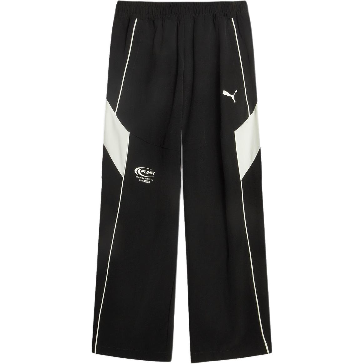 PUMA Pants1948 SS25 Moderate Kids Quick Dry Pants All Children Aged 3 7 Years Old Black/White 950435-01 110