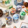 Yan Ji Journey Series: Retro Forest Scenery PET Waterproof Sticker Set