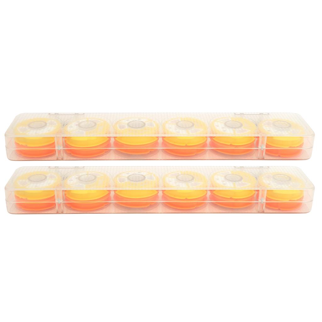 2 Box 8?Achse12?Achse Angelschnur Wickelbrett Aufbewahrungsspule Hauptachse Spulenbox12?Achse