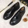 Fashion Shoes Genuine Casual Leather Shoes High Quality Dress Shoes Man Male Genuine Leather Social Shoe Men Shoes Leather Shoes Men